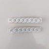 Panache Pippa Chain Alligator Clips White AC943