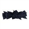 Vivente Three Satin Mini Bow Alligator Clip - Navy - AC997