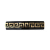 Panache Greek Key Barrette Black  BC713