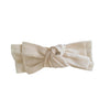 Panache Heritage linen bow Bone BC716