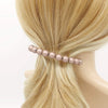 Color Ball Barette Clip Dusky Pink BC766