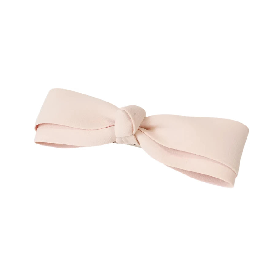 Solid Color Bow Pink BC771