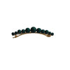 Vivente Graduated Ball Barrette  Green BC796