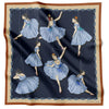 Fringed Arabesque Navy Rust