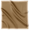 Fringed Monogram Camel