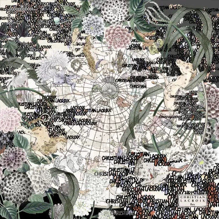 Christian Lacroix Romancerastral Black CL281-2 70cm