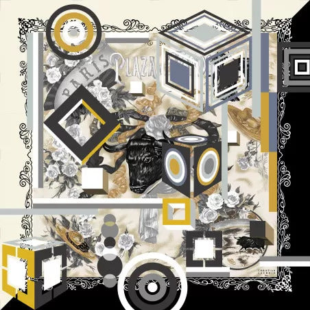 Christian Lacroix Cinetique Plaza Yellow CL283-2 70cm