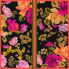 Carlos Ferdinand Embroidery Rose Black CM617-1 90cm