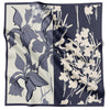 Clelia & Romy Fleur de Villes Navy and Red Double Sided CM623-1 90cm