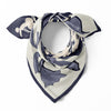 Clelia & Romy Fleur de Villes Navy and Red Double Sided CM623-1 90cm