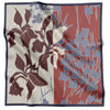 Clelia & Romy Fleur de Villes Navy and Red Double Sided CM623-1 90cm