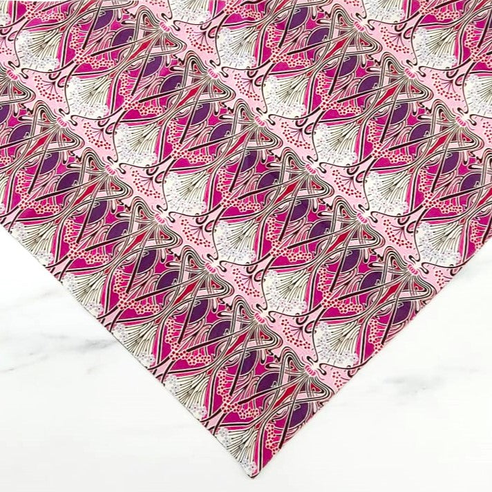 Liberty Triangle Cotton Scarf - Ianthe Pink DR06