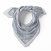 Carlos Ferdinand Fringed Monogram Grey CF900-17 90cm