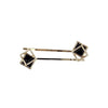 Panache Nola Slide Clips Black/Gold HC545