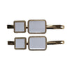 Vivente Double Rectangle Clips Ivory HC819