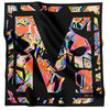 Astract Initial Black