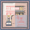 Marqhu Portico Blueprint Pink 90cm MQ118-2