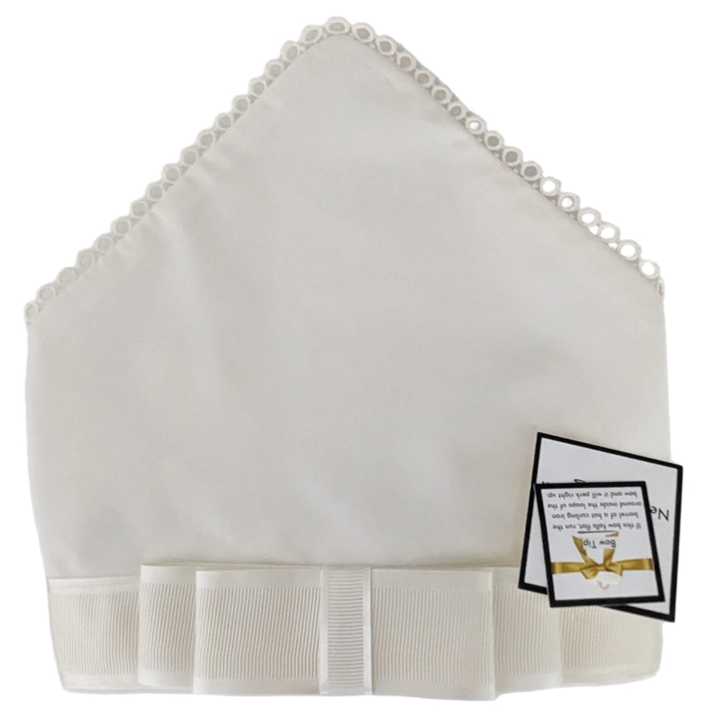 Scarf with Bow Cream