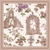 Orla Ermanno Blue Willow Rose OE408-3 90CM