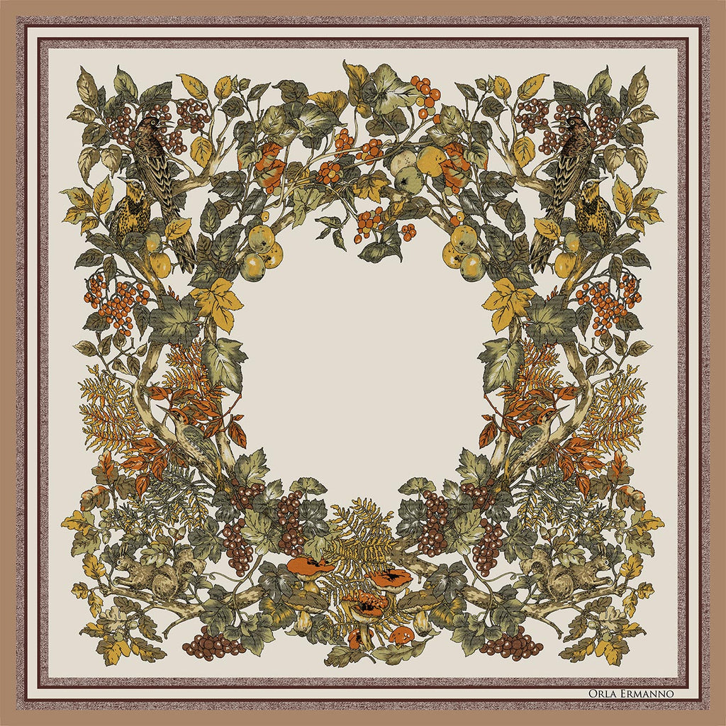 Orla Ermanno Forest Hedgerow Cream OE418-2 90cm