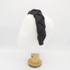 Linen Braided Headband Black VB302