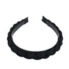 Braided Medium Headband Black  VB348