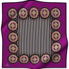 Vissona Medallion Stripes Purple VS14277-2 90cm