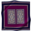 Vissona Tapestry Blocks Plum VS17455-1 90cm