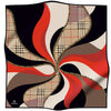 Vissona Swirl Plaid Red VS50979-1 90cm