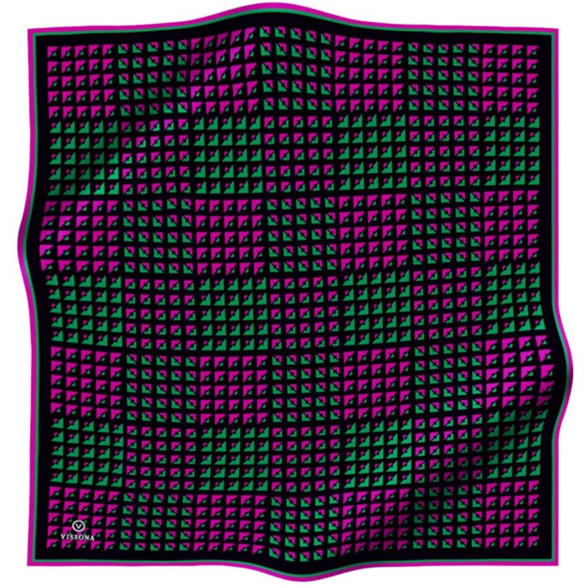 Vissona Triangle Blocks Jade VS51809-1 90cm