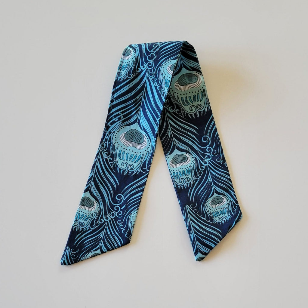 Liberty Ribbon Ties Ceaser Peacock Blue RT215