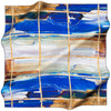 Aker Marble Grid Blue AK6272 90 cm