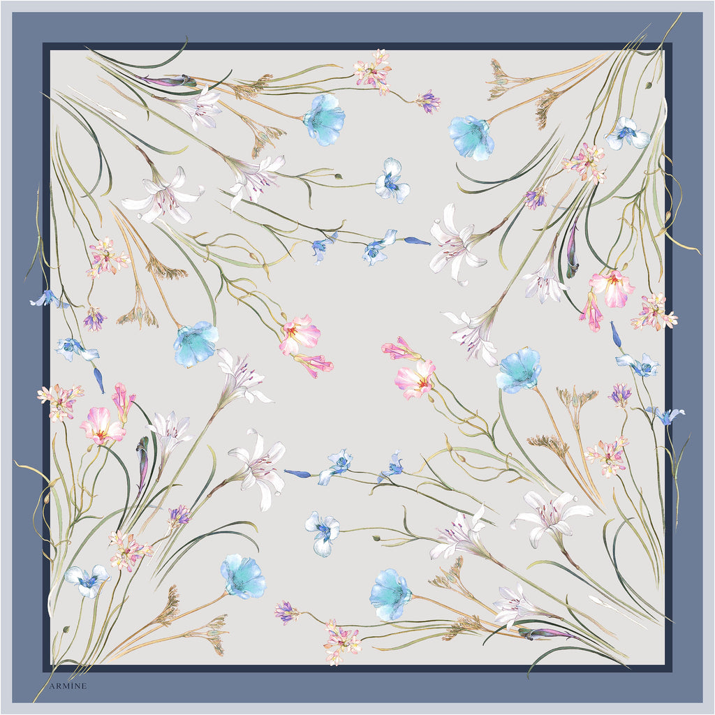 Armine Wildflowers Blue AR6918 90 cm