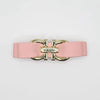 Ruby Willow Valentina Faux Leather Barrette Clip Pale Pink AC326