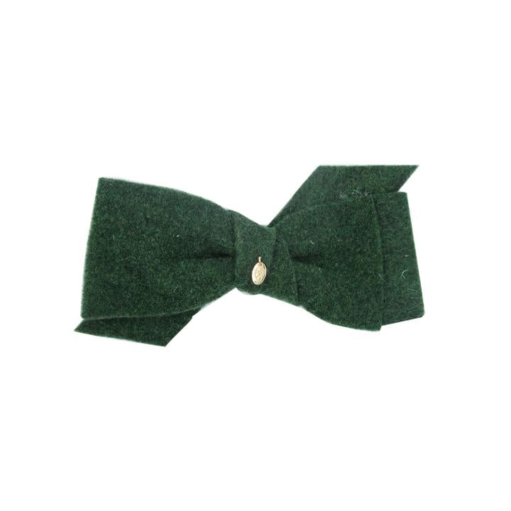 Winter Woollens Kate Bow Forest Green AC847