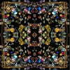 Alessandra Luciano Gemstones silk scarf AL50-1 90cm