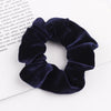 Uniform Velvet Scrunchie Navy AR23