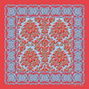Chiara Coco Red/blue brocade - CC118-1 53cm