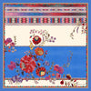 Chiara Coco Red flowers on blue/tapestry  CC144-1 70cm