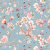 Chiara Coco Floral with jeweled shells Blue  CC186-1 70cm