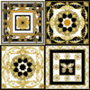 Carlos Ferdinand Medallion Sampler Onyx CF200-1 90cm