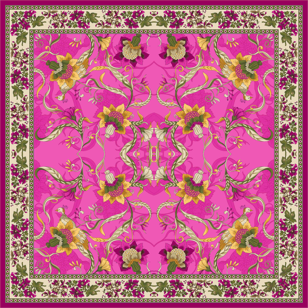 Clelia & Romy Studio Jacobean Magenta CM612-1 90cm