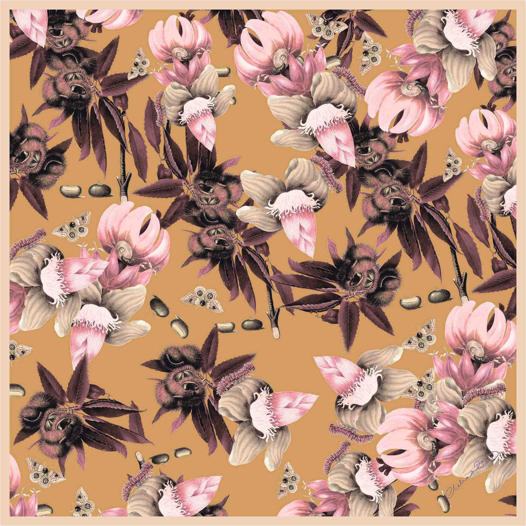 Clelia & Romy Flowering Chestnut Tan CR630-2 90cm