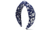 4cm Padded Liberty Knot Band - Capel Navy - LB2313