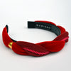 4cm Twisted Headband Red TB015