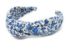 4cm Padded Liberty Knot Band Emma Blue LB2302