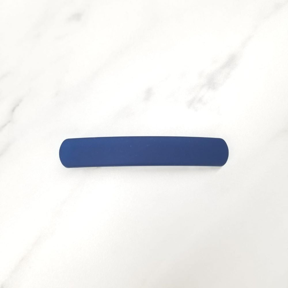 Matte finish Barrette Clip Navy HC241