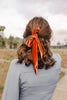 Ruby Willow Consuela Scrunchie with Ties Cognac Velvet SC309