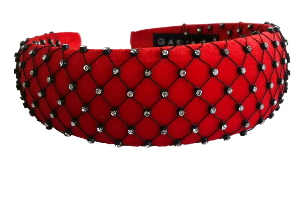 4cm Crystal Lattice band Red LB05