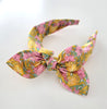 2.5cm Liberty Bow Band Clementina Pink LB1314